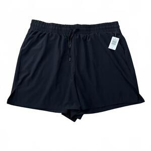 NWT Torrid Stretch Woven Relaxed Active Shorts Black Size 2X 18-20
